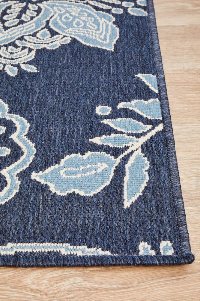 Seaside 7 Outdoor Navy RugSSD-7777-NVY-160X110Rugtastic