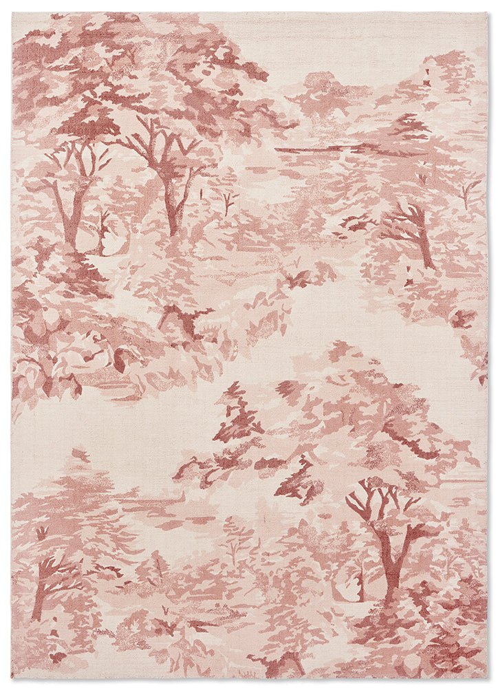 Ted Baker Landscape Toile Light Pink 162602BC-TED-162602-200X140Rugtastic