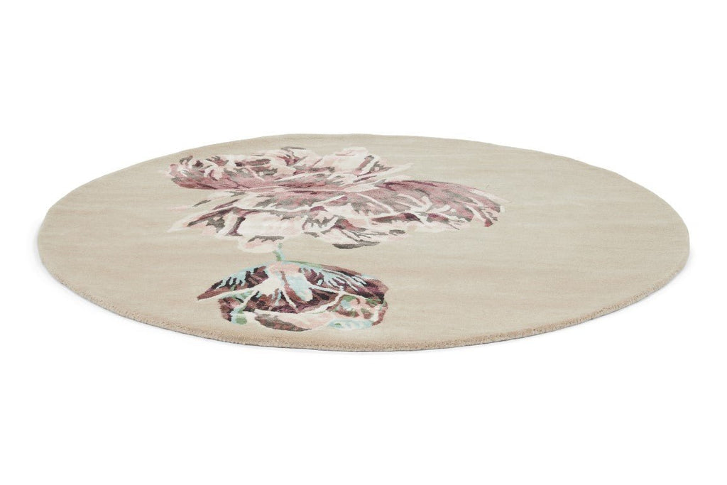 Ted Baker Tranquility Round Beige 56001BC-TED-56001-150X150Rugtastic
