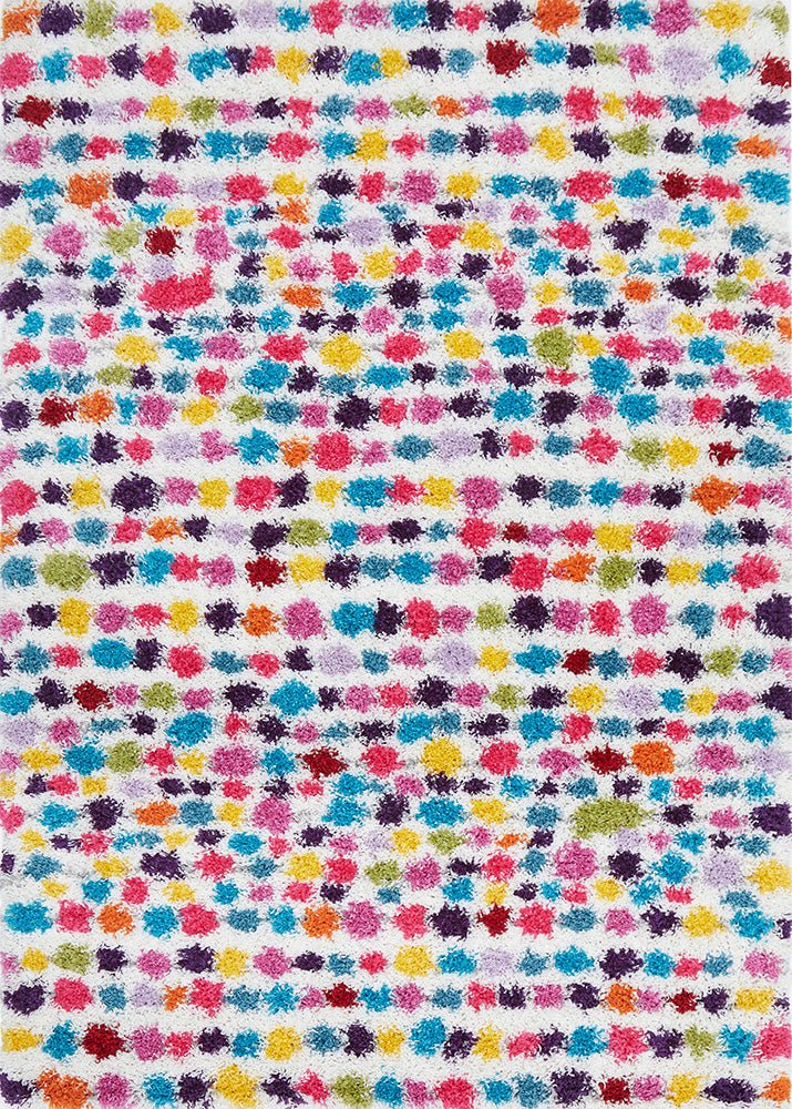 Vegas Dot Multi Rug RainbowVEG-DOT-170X120Rugtastic