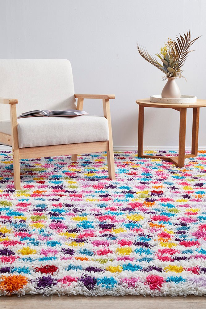 Vegas Dot Multi Rug RainbowVEG-DOT-170X120Rugtastic