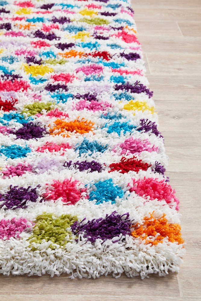 Vegas Dot Multi Rug RainbowVEG-DOT-170X120Rugtastic