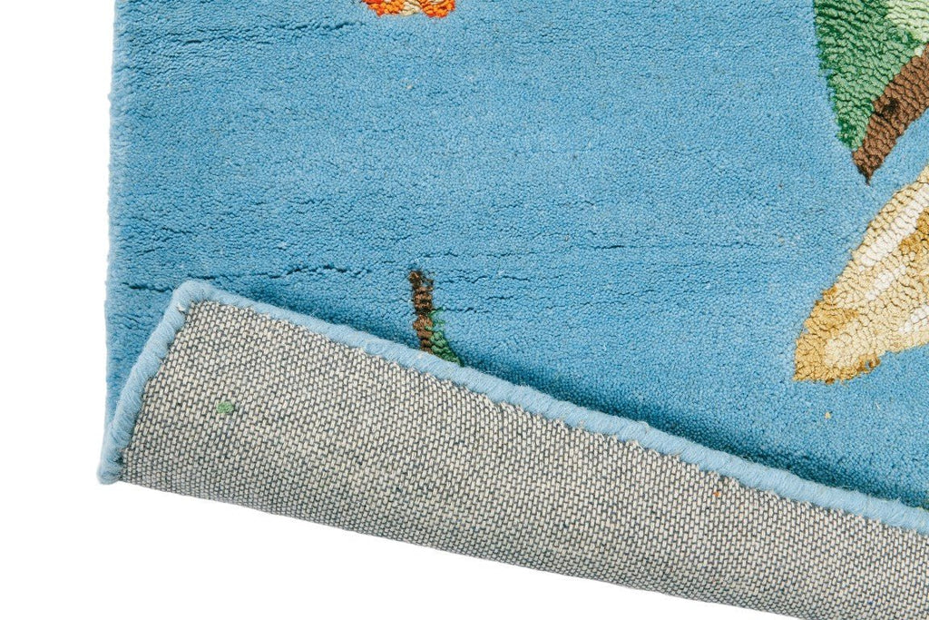 Wedgwood Hummingbird Blue 37808BC-WED-37808-180X120Rugtastic