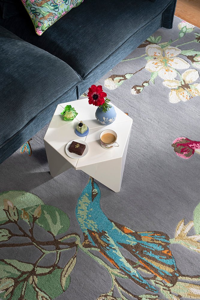 Wedgwood Hummingbird Grey 037804BC-WED-037804-180X120Rugtastic