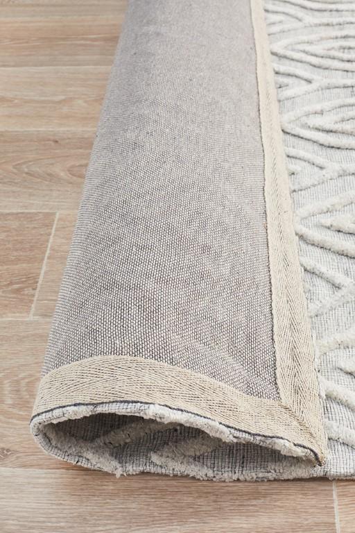 Visions 5050 White Modern RugVIS-5050-WHI-225X155Rugtastic