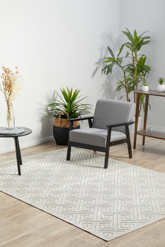 York Alice Natural White RugYRK-ALIC-WHT-230X160Rugtastic