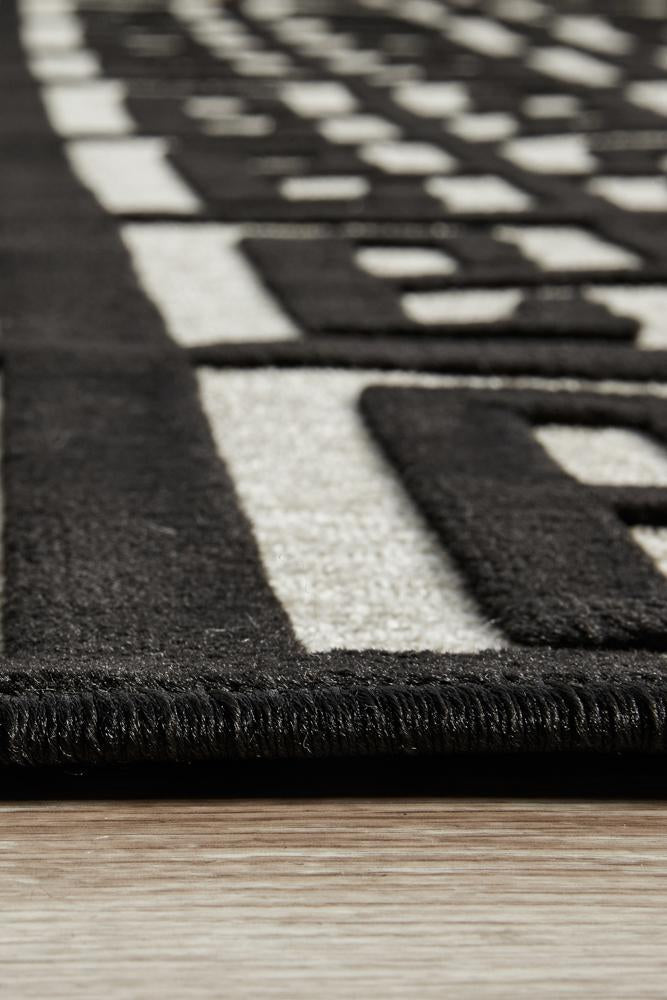 York Brenda Black RugYRK-BREN-GLD-230X160Rugtastic