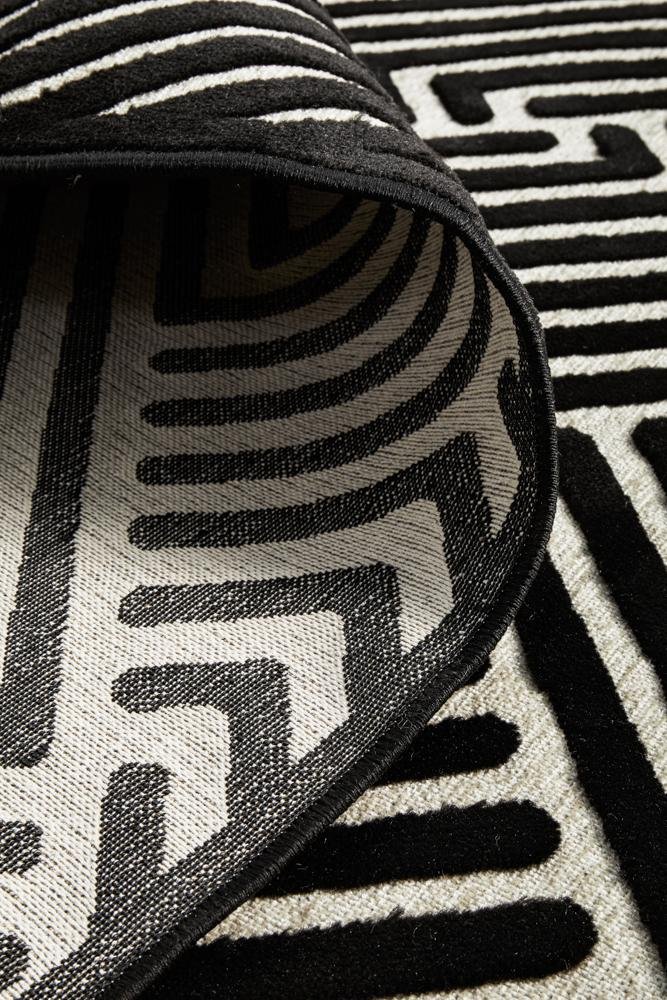 York Cindy Black RugYRK-CIND-GLD-230X160Rugtastic
