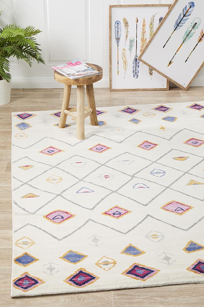 Zanzibar 763 WhiteZAN-763-WHT-230X160Rugtastic