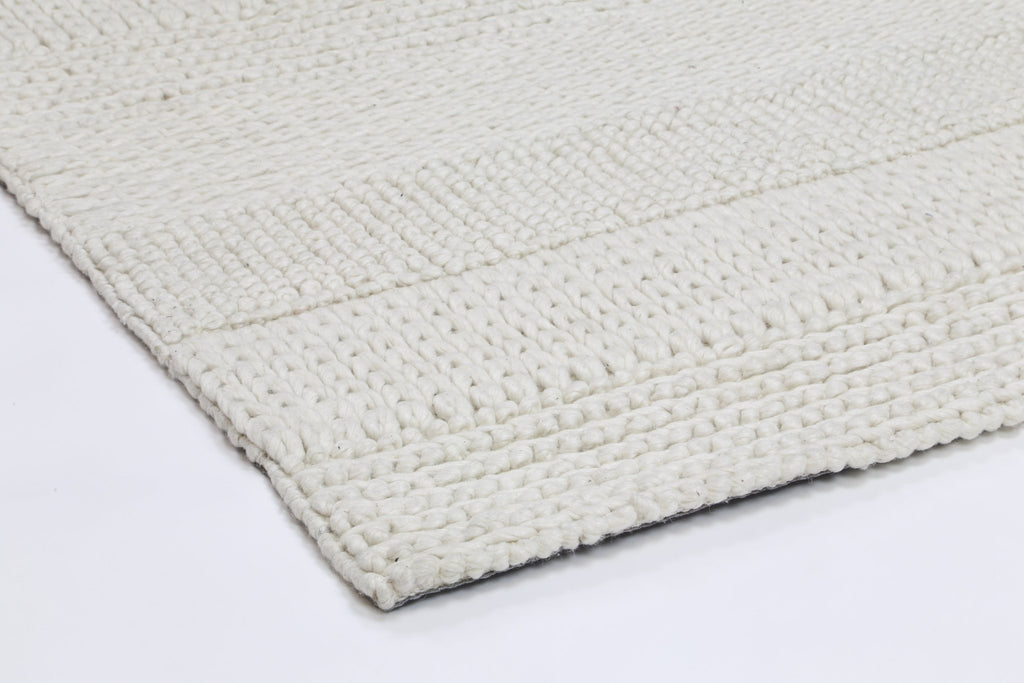 Zion Grace White Wool Blend RugHARL160GRACWHITRugtastic